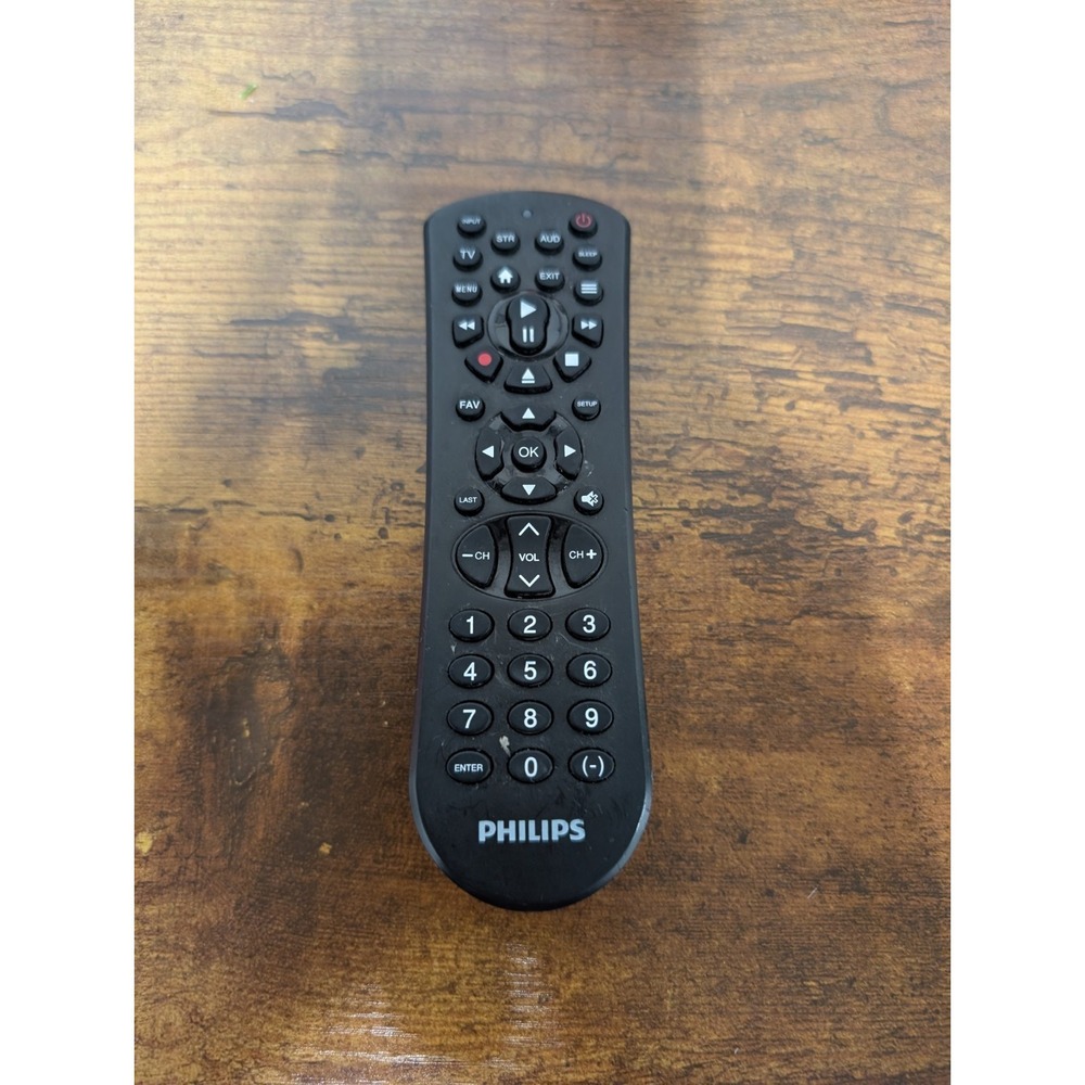 PHILIPS 3 Device Remote Control SRP20138/27 Black Wireless Universal
